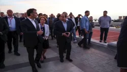 الرئيس السيسي إصطحب ماكرون في جولة داخل قلعة قايتباي بالإسكندرية