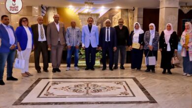 محافظ سوهاج يستقبل وفد مؤسسة " إيدينا مع بعض "