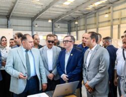 وزير التخطيط والتنمية الاقتصادية برفقة وزير الشباب والرياضة ومحافظ بورسعيد