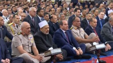 الرئيس السيسي يؤدي صلاة عيد الأضحى بمسجد الرحمن الرحيم بالعاصمة الجديدة