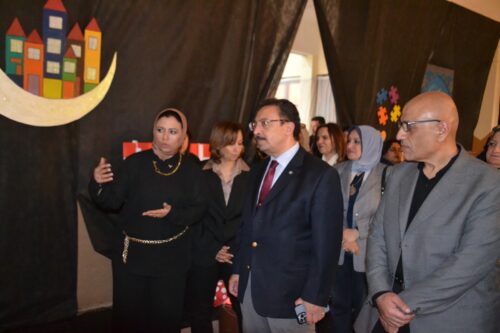 افتتاح المعرض الفني الثامن عشر لطالبات المدن الجامعية بجامعة الإسكندرية