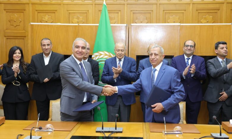 بحضور أبو الغيط.. الأكاديمية العربية توقع مذكرة تفاهم مع شركة إمكان مصر