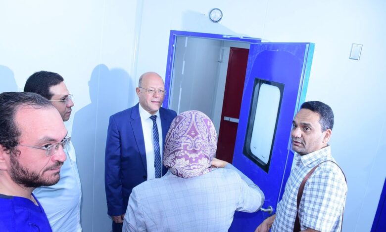 تطوير جديد بقسم علاج الأورام بمستشفى سوهاج الجامعي بتكلفة ٧ ملايين جنيه