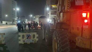تنفيذ إجراءات مرورية جديدة لرفع معدلات الأمان بشارع مصطفى كامل بنطاق حي ثان المنتزه بالثغر