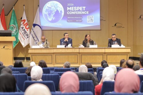 جامعة العلمين و الاكاديمية العربية المؤتمر الأول لجمعية (MESPET) بمكتبة الإسكندرية