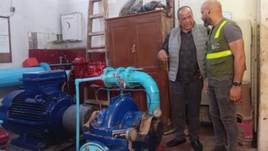 رئيس مياه الإسكندرية يتفقد الروافع ومراكز خدمة العملاء ومركز السيطرة