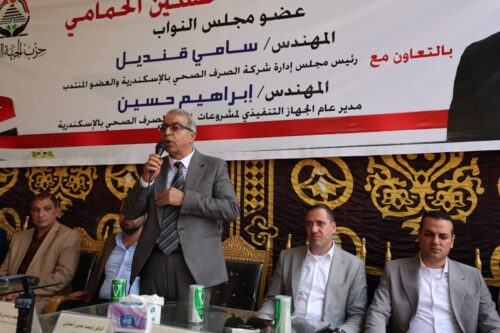 شركة الصرف الصحي تعقد لقاءً جماهيريًا مع أهالي ريف المنتزه بالبكاتوشي