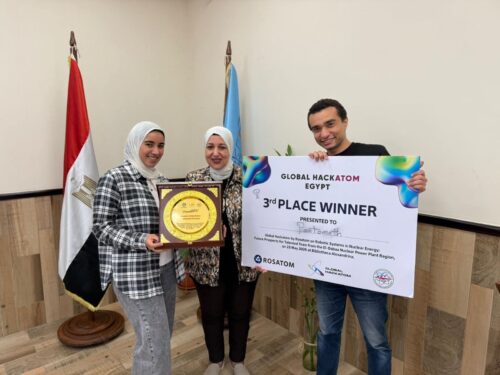 طلاب كلية الحاسبات وعلوم البيانات بجامعة الإسكندرية يحصدون المركز الثالث في مسابقه Global HackAtom 2026