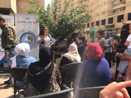 قوافل توعوية وخدمية لصرف الإسكندرية لتعزيز الوعي البيئي والاستجابة لشكاوى المواطنين