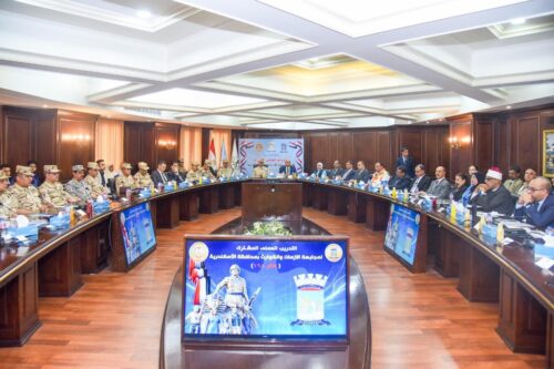 محافظ الإسكندرية وقائد قوات الدفاع الشعبي والعسكري يشهدان ختام التدريب العملي المشترك صقر 168