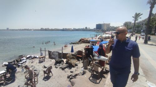 محافظ الإسكندرية يتابع ميدانياً انتظام الخدمات والشواطئ في أول أيام عيد الأضحى