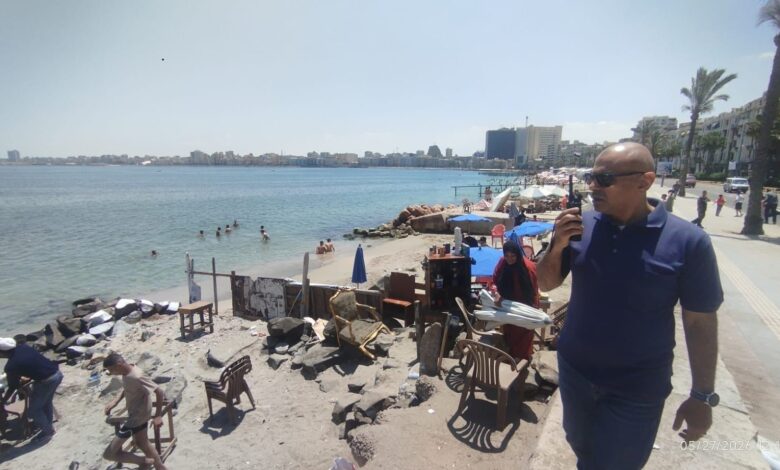 محافظ الإسكندرية يتابع ميدانياً انتظام الخدمات والشواطئ في أول أيام عيد الأضحى