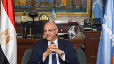 محافظ الإسكندرية يستقبل عددًا من القيادات التنفيذية والأمنية لتبادل التهاني بعيد الأضحى المبارك