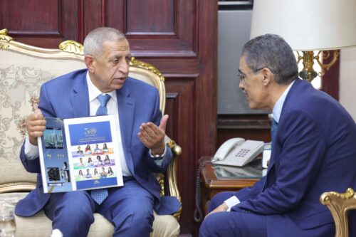 وزير الدولة للإعلام يبحث مع رئيس الأكاديمية العربية سبل تطوير التعليم الإعلامي الرقمي