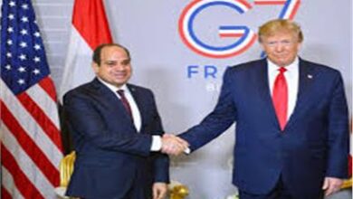 البيت الأبيض ينشر صورة تجمع السيسي وترامب على هامش قمة السبع