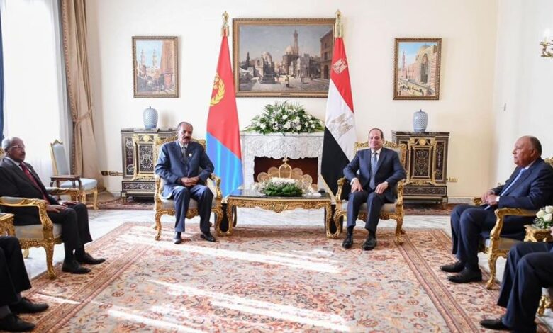 الرئيس السيسي ومراسم إستقباله اليوم لرئيس دولة إريتريا