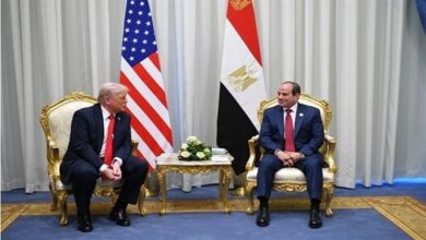 الرئيس السيسي يشكر ترامب على المساعدة في حل أزمة سد النهضة
