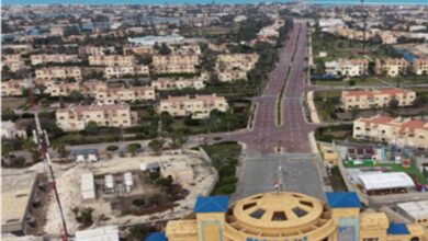 مدخل مارينا:تطوير مدخل مارينا 5 بطول 2كم بممشى حضاري ونخيل ومسارات 