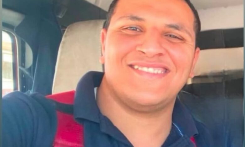 أمين الشرطة الشهيد حمد عبدالجواد الذي أستشهد أثناء إطفاء حر-يق منشية ناصر