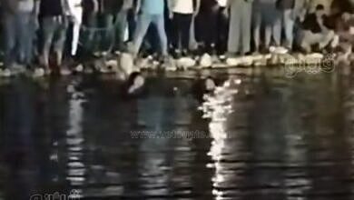 سقوط سيارة ربع نقل في ترعة المريوطية.. والإنقاذ النهري يواصل البحث عن مفقودين