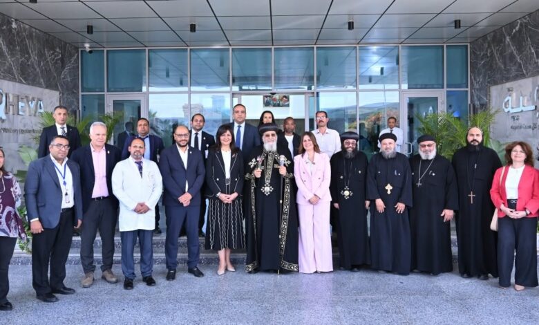 البابا تواضروس الثاني بابا الإسكندرية وبطريرك الكرازة المرقسية يزور مستشفى بهية
