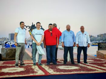 العشرات يتنافسون فى مسابقة صيد الاسماك بنادى الصيد المصرى بالاسكندرية