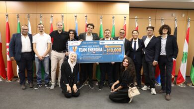 طلاب الأكاديمية العربية يحصدون الجائزة الكبرى في مسابقة Power The Community العالمية لعام 2026