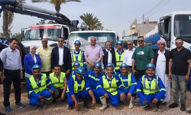 محافظ الإسكندرية يتفقد مشروع محطة صرف صحي البرج 2 بمركز ومدينة برج العرب