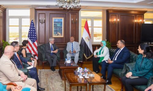 محافظ الإسكندرية يستقبل القائم بأعمال سفارة الولايات المتحدة الأمريكية لدى جمهورية مصر العربية لتعزيز التعاون المشترك
