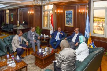 محافظ الإسكندرية يستقبل المنسق العام للمبادرة الوطنية للمشروعات الخضراء الذكية