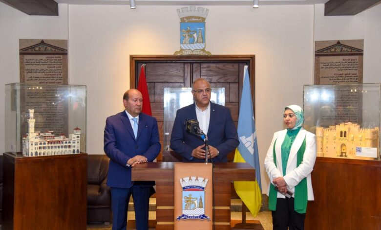 محافظ الإسكندرية يستقبل المنسق العام للمبادرة الوطنية للمشروعات الخضراء الذكية