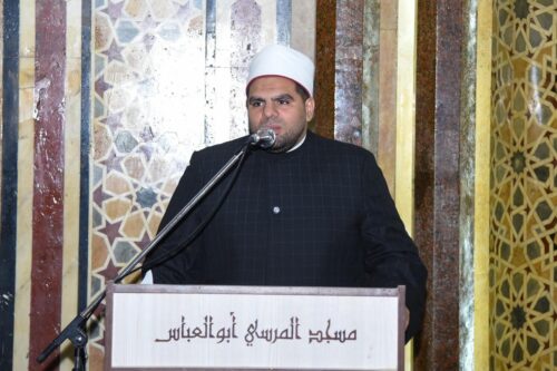 محافظ الإسكندرية يشهد احتفال رأس السنة الهجرية بمسجد سيدي أبي العباس المرسي