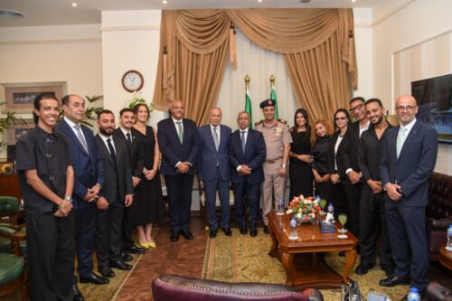محافظ الإسكندرية يشهد تكريم الدكتور أحمد أبو الغيط بكلية النقل البحري بالأكاديمية العربية