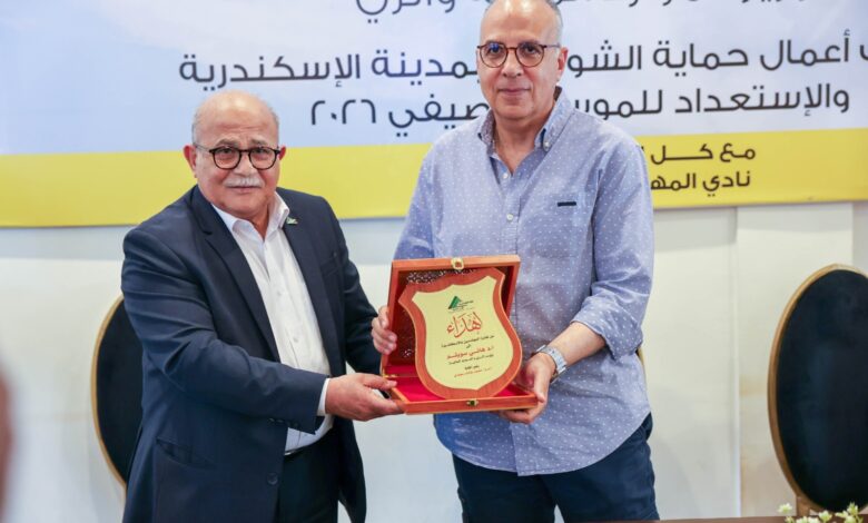نقابة المهندسين بالاسكندرية تستقبل وزير الموارد الموائية و الري بنادي المهندسين