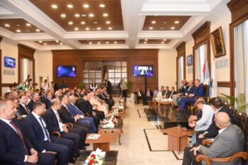 وزير الاستثمار والتجارة الخارجية ومحافظ الإسكندرية في لقاء مع مجتمع الأعمال بالغرفة التجاريةلتعزيز تنافسية الاقتصاد المصرى