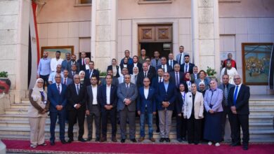 وزير الاستثمار والتجارة الخارجية ومحافظ الإسكندرية يبحثان مع قيادات الهيئة العامة للتحكيم واختبارات القطن