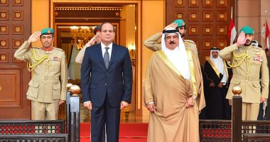 الرئيس السيسي يزور اليوم ملك البحرين زيارة أخوية