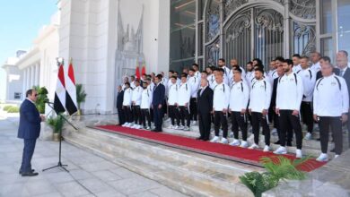 لقاء الرئيس بالمنتخب وجوانب إنسانية لا تُنسى