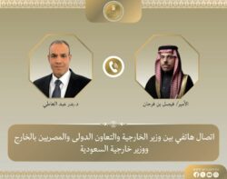 وزير الخارجية يبحث هاتفياً مع نظيره السعودي مستجدات الأوضاع الإقليمية والعلاقات الثنائية