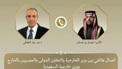 وزير الخارجية يبحث هاتفياً مع نظيره السعودي مستجدات الأوضاع الإقليمية والعلاقات الثنائية