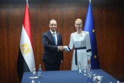وزير الخارجية يلتقى الممثلة العليا للشئون الخارجية والسياسة الأمنية للاتحاد الأوروبي.