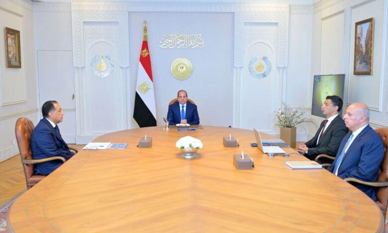 يجتمع الرئيس السيسي بوزير الصناعة لإستعراضً الموقف التنفيذي للاستراتيجية الصناعية الوطنية ٢٠٢٦ – ٢٠٣٠
