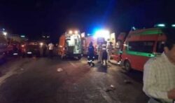 إصابة شخصين في تصادم سيارة دقيق وأخرى ربع نقل بالغربية