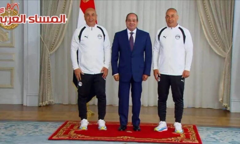 حسام حسن يوجه الشكر للرئيس السيسي على التكريم: تحيا مصر بشعبها وقيادتها