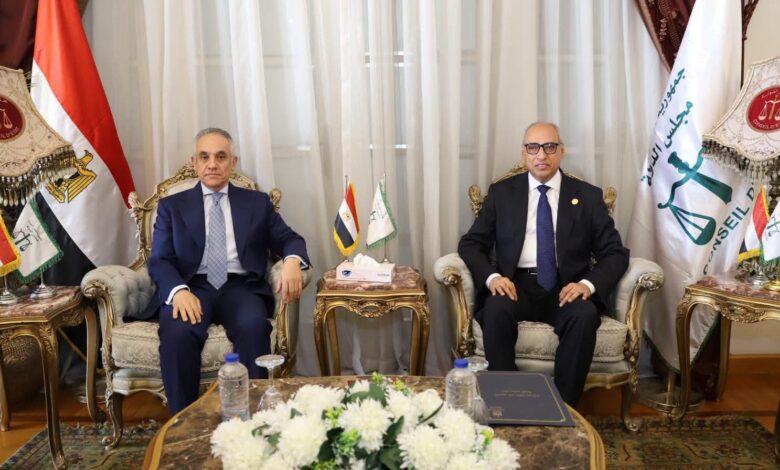 وزير العدل يهنئ رئيس مجلس الدولة بمناسبة توليه رئاسة المجلس