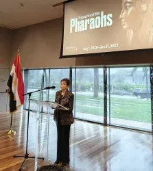 وزير السياحة يؤكد من سان فرانسيسكو قوة الحضارة المصرية قبل افتتاح كنوز الفراعنة
