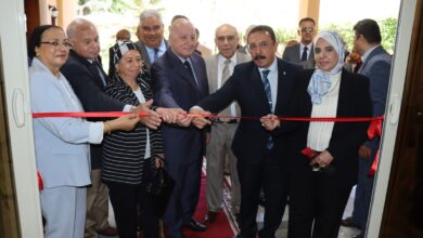 افتتاح نادي أعضاء هيئة التدريس بجامعة الإسكندرية بعد تطويره الشامل
