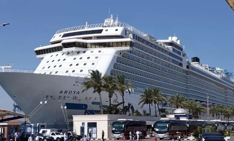 الإقليمية لتنشيط السياحة  استقبال السفينة السياحية “AROYA” بميناء الإسكندرية