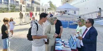 الإقليمية لتنشيط السياحة  استقبال السفينة السياحية “AROYA” بميناء الإسكندرية
