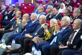الجامعة المصرية اليابانية تحتفل بتنصيب الأستاذ الدكتور أحمد الصباغ رئيسًا للجامعة